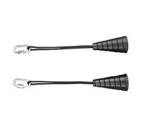 Corde à triceps - 35 cm en caoutchouc, cordon de traction en deux pièces, fixation de câble d'entraînement musculaire, poignée conique en , accessoire de système de poulie | Pour tractions