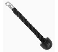 Corde à triceps à poignée unique Softee Noir 2,5 cm