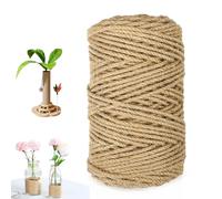 Corde Arbre à Chat, 100M x 4mm Corde Sisal Arbre à Chat Corde Chanvre Convient pour DIY Cat Scratch Post, Gratter Le Sol, L'artisanat et la Décoration de la Maison