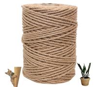 Corde Arbre à Chat, Corde en Sisal, Cordes en Sisal pour Arbre à Chat de 8 mm x 50 m, Rouleau pour Griffoir, Bricolage DIY, Décoration Maison/Jardin - Cordes de Rechange Griffoir Chats (1pc)