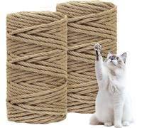 Corde Arbre ¿¿ Chat, 8 Mm X 50 M Corde ¿¿ Grattoir Chat Sisal Naturelle, Corde D'¿¿P¿¿E D'arbre De Chat Pour Le Tapis De Grattage De Chat