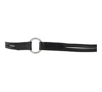 QHP Collier d'encolure en cuir Liberta avec un anneau permettant de mettre en place une longe Cob = Pur-sang