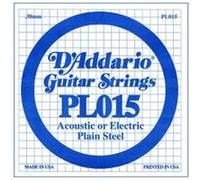 Corde au détail D'addario pour guitare électrique - Acier plein 015
