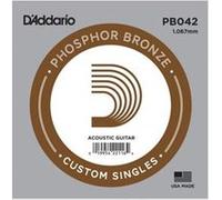 Corde au détail Guitare acoustique D'Addario Filée Phosphore Bronze 042 - PB042