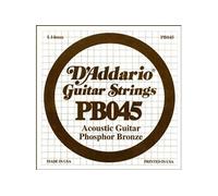 Corde au détail Guitare acoustique D'Addario Filée Phosphore Bronze 045 - PB045