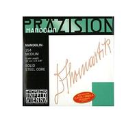 Thomastik-Infeld Cordes pour mandoline La 151 - filé plat sur acier chrome poli - moyen - 1 paire