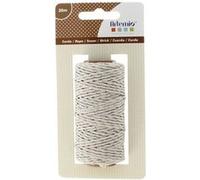 Corde avec fil argenté 1,5mm x 30m - artémio Argenté G