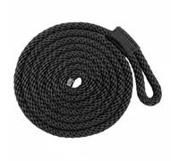Corde Bateau Corde, Cordon Elastique Amarre, Blanc, 9mm D Épaisseur 1.98m | Marine Mooring Rope, Corde d'Amarrage avec œillet, Cordage de Fixation et Bout de Marine Nylon Double