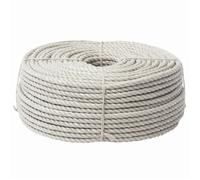 Corde beige 100 mètres WERKA PRO Ø 8 mm (résistance ± 1000 kg)