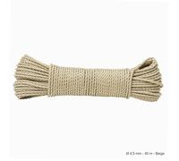 Corde beige 40m Ø 4 5mm WERKA PRO