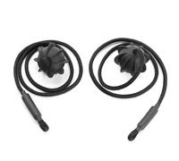 Corde Compatible avec Pour A3 8P 8V 2003-2020 Q2 Q3 F3 Q5 8R Arrière Coffre Cargo Étagère À Colis Cordes Clips Support Pivot Cordon Cintre 1K6863447A, 1M6867574A(2Pcs 1)