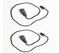 Corde Compatible avec Pour Focus Mk2 2004 2005 2006 2007 2008 2009 2010 2011 Cordons Tablette Arrière Voiture Sangle De Couverture De Plateau De Tablette Arrière De Coffre(2pcs)