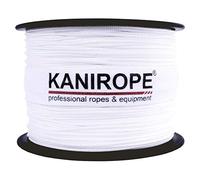 Corde Cordage en Polyester 2mm 500m Blanc Tressé PES multifilament