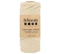 Corde Coton Simple Twist 4 mm 35 m 250 g Écru