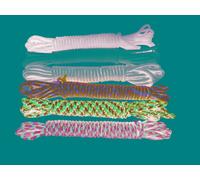 Corde Créacord Ø 2mm Assortiment Noir Fluo 6 Pièces