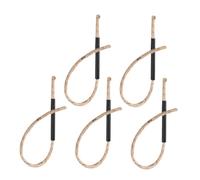 Corde D’Allume-feu Cirée 5 Pièces, Corde de Jute Noire