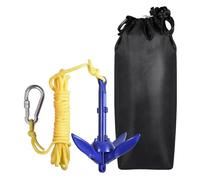 Corde d'amarrage, 1 Ensemble Complet Ing/Paddle Board Kit d'ancrage Ancre canoë Bateau à Moteur Sup Paddle Board Bateau Ancre Livraison directe