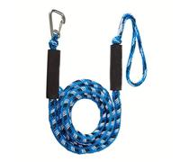 Corde d'amarrage extensible for kayak, jet ski, canoë, 1 ou 2 pièces(1pcs Blue Black)