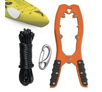 Corde d'amarrage pour bateau - Corde d'amarrage pour kayak | Comprend une pince d'ouverture des dents et une tension autobloquante parfaite pour le radeau flottant, le ponton, gonflable, la pêche à la