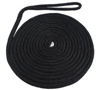 Corde d'ancrage, 1 pièces lignes d'amarrage en Nylon Double tressé lignes d'amarrage avec oeillet 12in corde de bateau corde d'amarrage lignes d'amarrage corde Marine outil de bateau,Multi-usages(50F