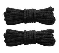 Corde d'ancrage, 2/4 paquets de lignes de quai en Nylon Double tressé corde d'amarrage Marine 3/8 1/2 attaches de bateau à la ligne de quai 12 pouces oeillet corde d'ancrage de bateau,Multi-usages(3-