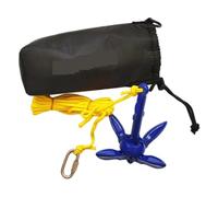 Corde d'ancrage, Kit d'ancrage Portable avec corde for voilier, petits bateaux, canoës,Multi-usages