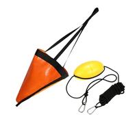 Corde d'ancrage, Kit de harnais de corde de remorquage de drogue d'ancre de bateau de mer d'ancre de chaussette de dérive de 42 pouces for le sac de pêche à la traîne d'ancrage de rivière de lac,Mult