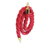 Corde d'arrêt - 1,5 m - Accessoire de sécurité d'accès torsadé - Corde d'attente - Pour planificateur d'événements, magasins de détail, restaurant, musée, banque, zones d'attente, accès