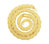 Corde d'arrêt torsadée de 1,5 m - Accessoire de sécurité pour banquet - Corde de clôture de sécurité - Pour le personnel de sécurité, le commerce au détail, l'hôtel, le restaurant, le musée, la banque