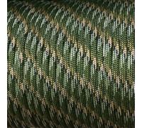 Corde d'arrimage, 550 Paracord 7 brins 4mm corde de Parachute tactique for Camping survie multicolore 5-31m(12 Camouflage,16m)