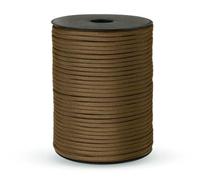 Corde d'arrimage, Corde de survie paracorde à 9 âmes 4 mm, 550 lb, multicolore, 50 100 m(Brown,50M)