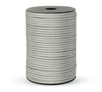 Corde d'arrimage, Corde de survie paracorde à 9 âmes 4 mm, 550 lb, multicolore, 50 100 m(Silver Grey,100M)
