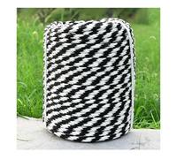 Corde d'arrimage Double Robuste pour lit - 14 mm, Corde en Polyester de 20 m, adaptée aux travaux arboricoles, au tirage extérieur, à l'élagage, au Camping et à la randonnée - 48 brins, fiab