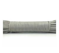 Corde d'arrimage, Paracorde 550 4 mm 7 brins multicolore 5-31 m for survie camping escalade(Silver,5 meters)