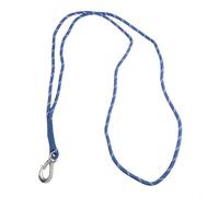 Corde de balançoire en polyester renforcé avec mousqueton pour une fixation sécurisée de balançoire d'arbre supportant des charges lourdes pour le camping et l'extérieur (longueur de la corde 150 cm)