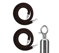 corde de balisage, Corde de barrière en velours for contrôle des foules, paquet de 2 multicolores 1m-3m(B,3m (10 feet))