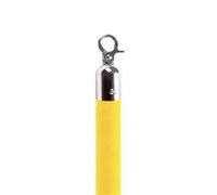 Corde De Barrière Corde de barrière doublure tordue par élingue longue 1.5M, for accueillir les colonnes file d'attente, clôtures poteaux(Yellow)