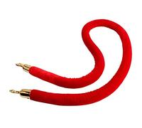 Corde de barrière, Corde de Poteau Longue en Mousse for barrière File d'attente, for Hall d'entrée d'hôtel, Facile à Installer(Red,Length 0.9M/3Ft/36In)