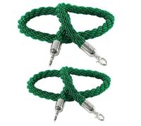 Corde de barrière Cordes torsadées Braided Hemp Barrier Rope For Crowd Control Multicolor 1-3M(Grün,1.5M)