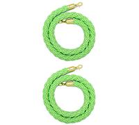 Corde de barrière Cordes torsadées Crowd Control Barrier Rope Pack Of 2 Multicolor 2-10ft(Green,4.9ft/150cm)