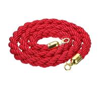 Corde de barrière de 61 cm, cordes torsadées, corde de mât, corde de contrôle de la foule, pour poteaux supports, séparateur de file d'attente, contrôle de foule de l'hôtel (taille : 1 m, couleur
