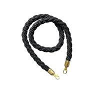 Corde de barrière de contrôle des foules d'extérieur avec crochets en acier inoxydable pour événements et gestion de ligne - Résistante aux intempéries - Parfaite pour une utilisation en extérieur - 5