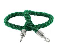 Corde de barrière de file d'attente avec crochets, 1/1,5/2/2,5/3 mètres, for hôtels, maisons d'hôtes et événements, 2,8 cm(Green,2M)
