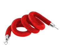 Corde de barrière en velours, ceinture de barrière de file d'attente, corde en velours pour suspension de poteau, séparateur de file d'attente d'entrée de bar de restaurant avec cordon en mousse