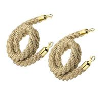 Corde de barrière rétractable pour file d'attente, corde de contrôle de foule en chanvre, corde robuste pour la gestion d'événements, idéale pour les hôtels, les grandes ouvertures et les grands