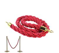 Corde de barrière - Séparateur de foule élégant de 150 cm, cordon torsadé robuste, équipement de lieu professionnel, guide de file d'attente fiable, accessoire d'entrée formelle | Corde de gestion d'é