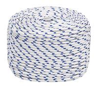 vidaXL Corde de bateau Blanc 10 mm 500 m Polypropylène