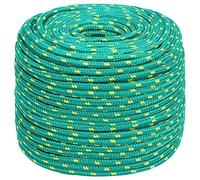 Corde de Bateau, Corde d'amarrage Marine Vert 10 mm 500 m Polypropylène