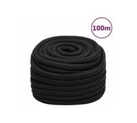 Corde de bateau Noir complet 20 mm 100 m Polypropylène