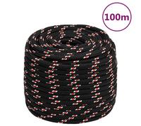 Corde de Bateau Orange 18 mm 50 m Polypropylène Levage Ancrage Navire vidaXL